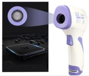 China Most Accurate Infrared Thermometer Temperature Gun For Industrial Use White And Purple on sale