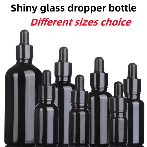 Customization Serum 30ml Glass Dropper Bottles With Screw Cap