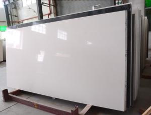Wholesale Kitchen CountertopVanity Top 2.4g/cm3 18mm White Quartz Stone from china suppliers