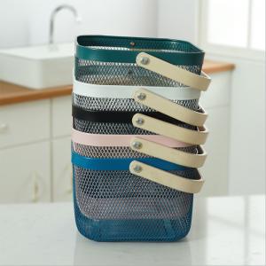 China Multifunctional 24*17cm Wire Mesh Storage Baskets Home Collection on sale