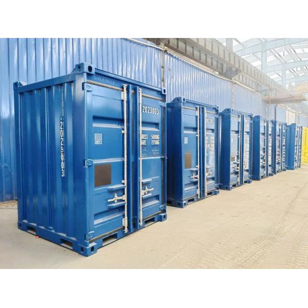 DNV 2.7-1 Standard 6ft Offshore Dry Container with Middle Deck Steel and Corten Material Optional Color/Logo