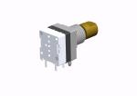 Single Unit Digital Incremental Encoder , Vertical Mounting Rotary Type Encoder
