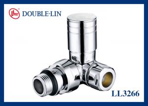 Wholesale DIN259 Thread Polished Thermostatic Radiator Valves 145 PSI from china suppliers