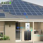 110/220V Output Voltage Hybrid Solar System with Pure Sine Wave Inverter and LCD
