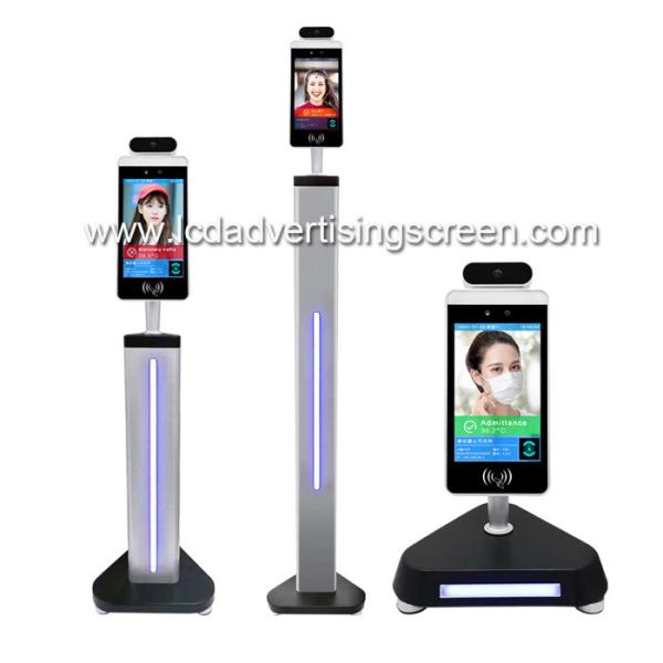 Quality Android OS Face Recognition And Infrared Thermometer Human Body Temperature Scanner Attendance Terminal Access Control for sale