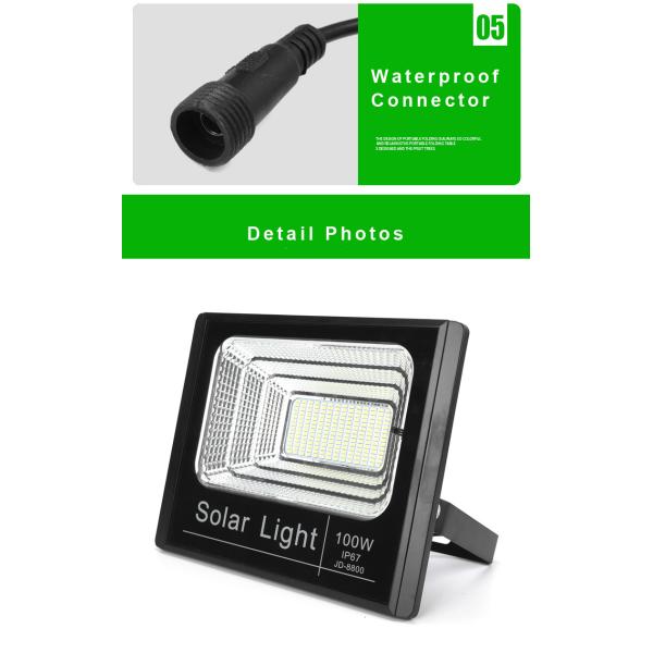 Color Changing Solar Powered LED Flood Light , Remote Controlled Solar Powered Flood Light