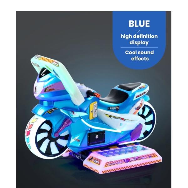 Coin Operated Kids Game Machine Kiddie Rides Racing Car Motorcycles 12 Months Warranty