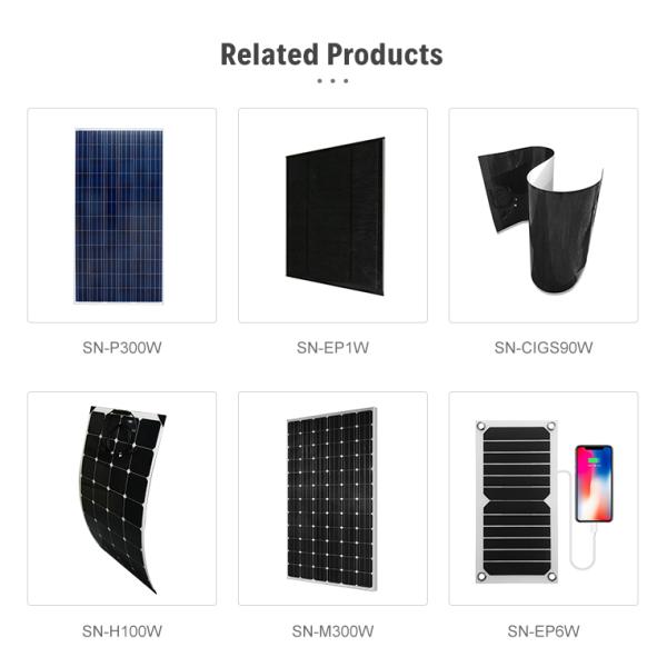 150W Thin Flexible Solar Panels Rollable For Caravans