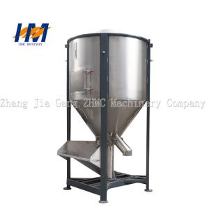 China 1000 kg/h Plastic Vertical Color Mixer Machine With Heating / Drying Gun Barrel Feed Back on sale