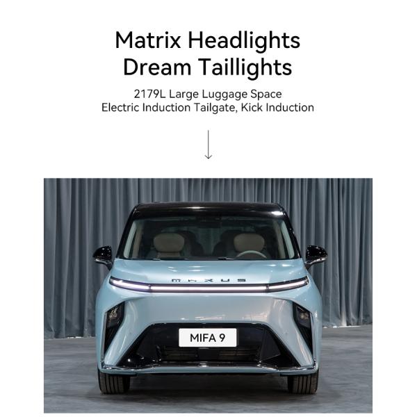 speed 180 Km / H MAXUS MIFA9/MAXUS EV90 Energy Electric Vehicle 90KWH Battery Capacity and 560km CLTC Pure Electric Range
