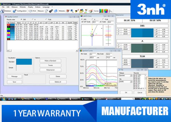 Quality 6 Modules Textile Color Matching Software Connected With Color Spectrophotomerer for sale