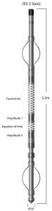 5μS/M Accuracy Sonic Probe With Ceramic Piezoelectric Transducer