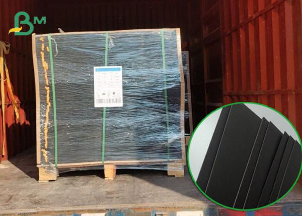 Quality Fold Resistance Black Cardboard Paper Sheets A4 Size With Jet Black for sale