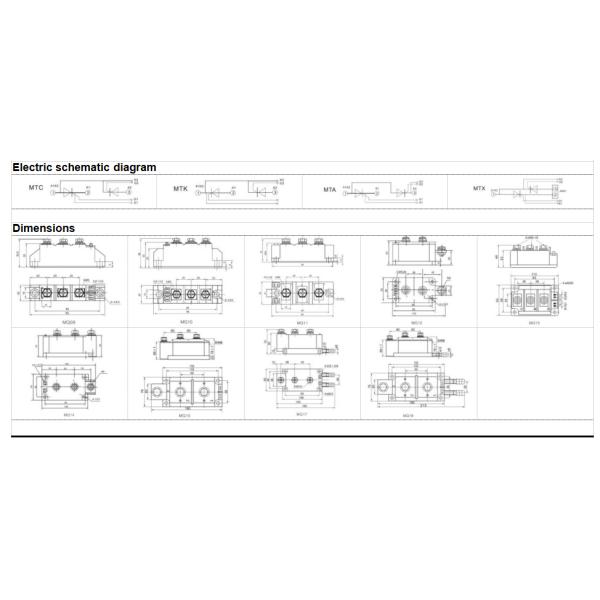 NNC Power Semiconductor Module MTC