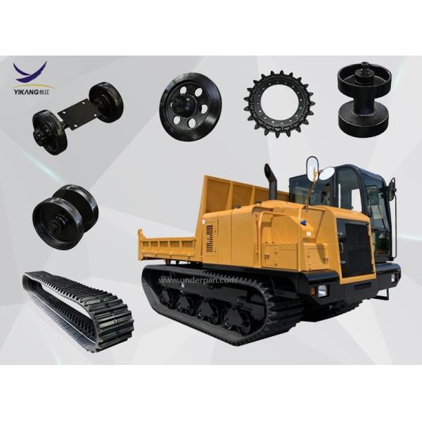 OEM&ODM Available crawler rubber track undercarriage system 1-10 tons for hydraulic spider lift spare parts