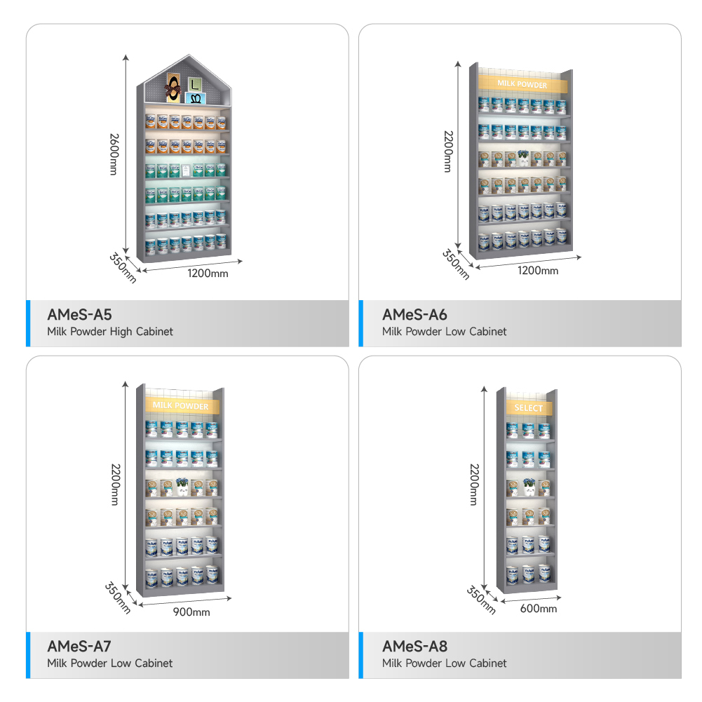Multi-Tier Display Rack Customized Shop Cabinet for Maternity Store Showcase and Baby Shop Display Furniture