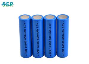 China AA Size Lithium Ion Rechargeable Battery Pack 14500 3.7v 700mah For Electric Toothbrush on sale