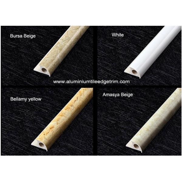 Composite Marble Round Edge Tile Trim For Wall Or External Corner
