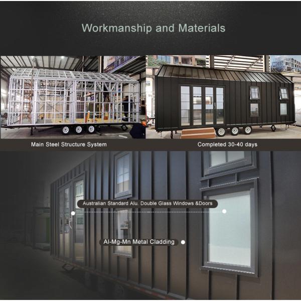 Australia Standard Mobile Home Prefabricated Tiny House On Wheels Trailer For Living