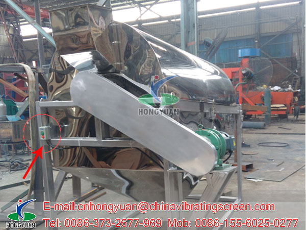 rotating screen types liquid solid separation equipment