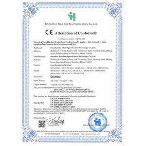 Door Energy Limited Certifications