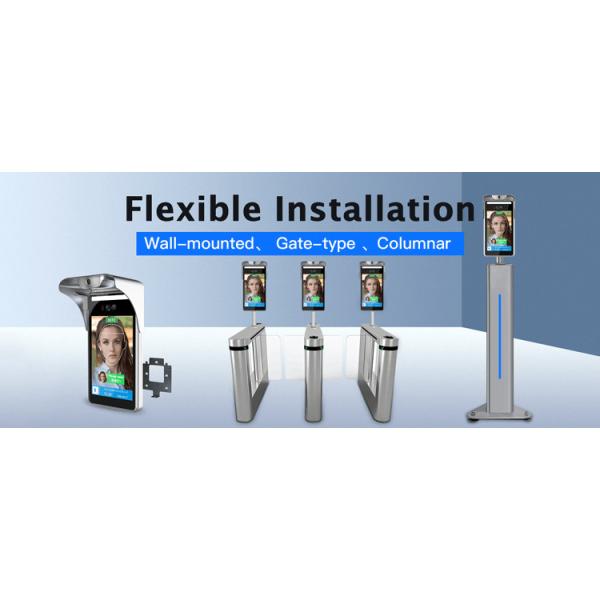 IPS HD Contactless Facial Recognition Temperature Scanner Night Vision