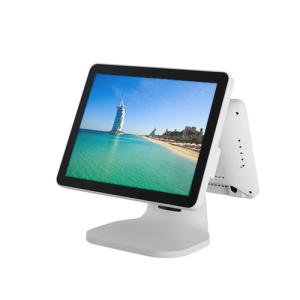 China Restaurant Aluminium Alloy Touch Pc Pos Dual Display With Pc / Android Optional on sale