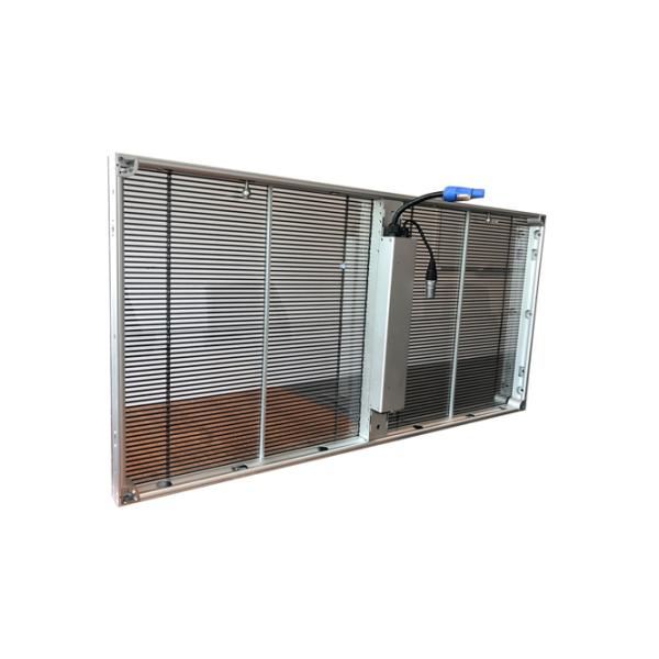 Transparent RGB Glass Window LED Display For Shopping Mall / Luxury Stores