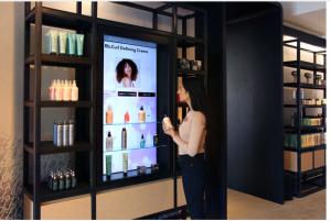 China Square Interactive Touchscreen Display Video Advertising Information Interaction on sale