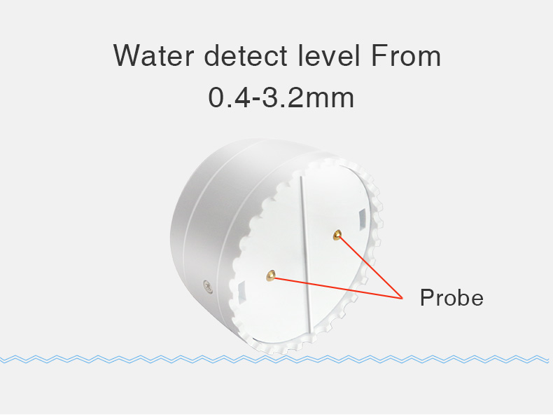 95%RH Wifi Enabled Water Leak Detector DC3V Smart Alarm Sensor