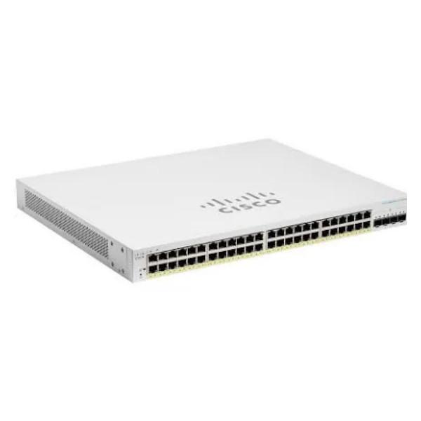 Quality 48 Port CBS220-48T-4G 68Gbps Cisco Network Switch 4 SFP Uplinks for sale