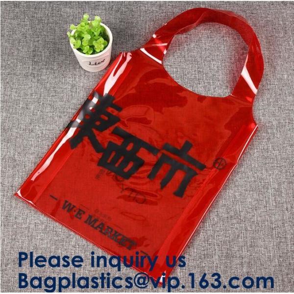 100% Manufacturer Eco-Friendly,Reusabl Promptly Delivery Reasonable Price,Custom printing Large Capacity Women Clear PVC