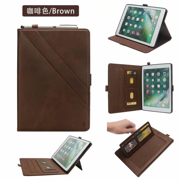 Ipad air 1/2/Ipad pro 10.5''/Ipad pro 9.7''/Ipad 2017/Ipad 2018/Ipad mini 1 2 3 4 leather case with pen holder