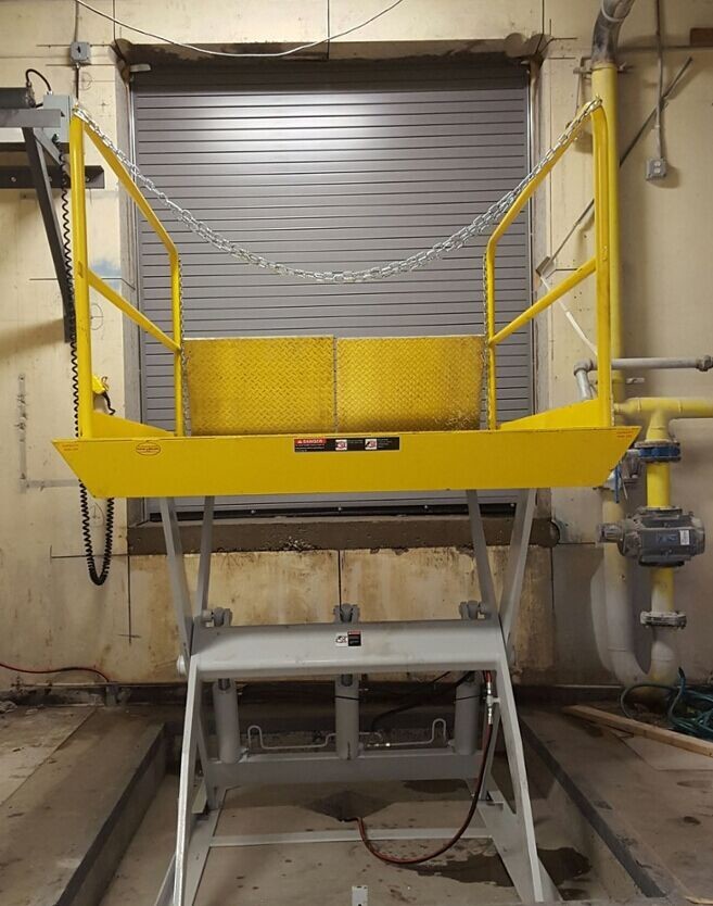Explosion Proof Hydraulic Dock Lift,Scissor Dock Loading Ramp For Load Or Unload From Trucks