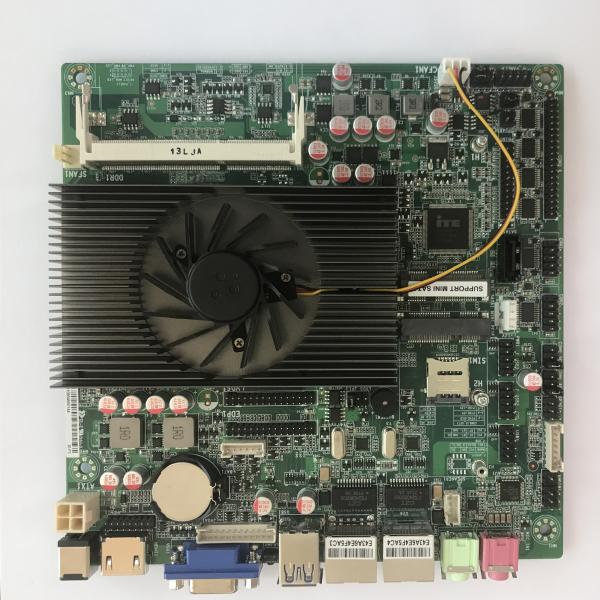 Quality Dual cores i3-3217U industrial motherboard 6 COM 2 LAN Mini-ITX mainboard for sale
