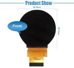 Mipi RGB Interface 3.3Volt IPS Circular Tft Display
