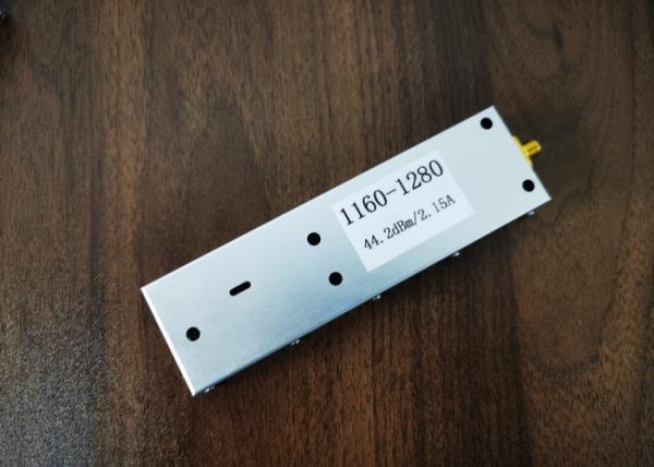 Quality 1160-1280MHz RF Power Amplifier / Drone Jamming Module with Built-in VCO 2.5dB Noise Figure 50Ω Input/Output Impedance for sale