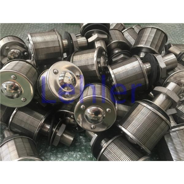 Water Treatment Stainless Steel Filter Nozzles Adequate Flow Distribution