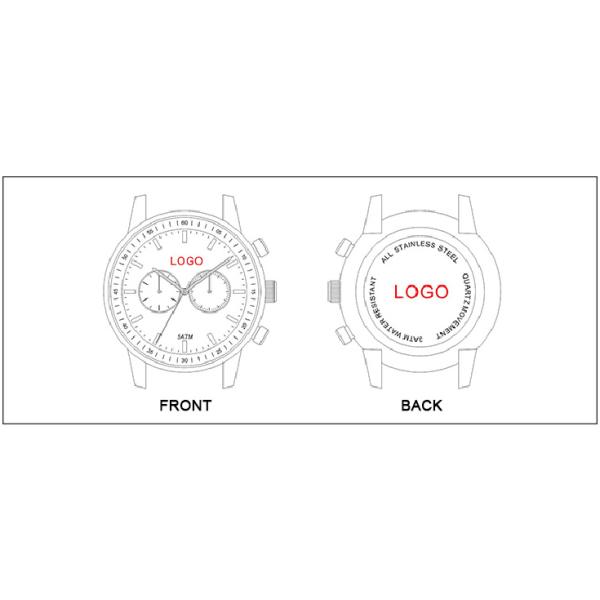 3 ATM Waterproof Mens Quartz Watch Silicone Strap Oil Spray Alloy Case