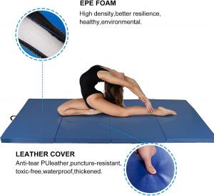 Wholesale Folding Rubber EVA Mat, EPE Foam, Thick Folding Gymnastics Exercise Mat Aerobics Stretching Yoga Mats from china suppliers