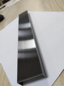 Gold U Shape Stainless Steel Tread Trim Upholster Antique 1.2mm Thickness