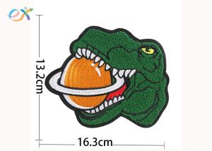 China New Design Club Badge Cartoon Planet Dinosaur Chenille Embroidery Patch on sale