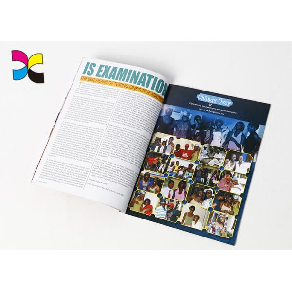 Matt Film Laminated Custom Magazine Printing / Journals Periodicals Story Note Book Printing