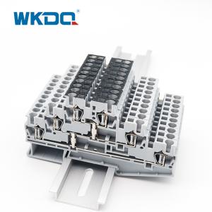 Wholesale 3 Layer Spring Cage Space Saving Terminal Block With Equipotential Bonder from china suppliers