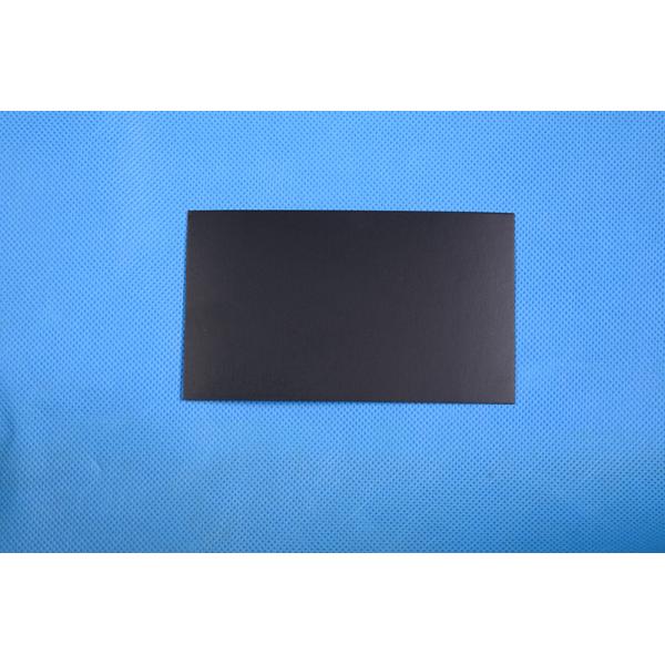 C165 Black low gloss fingerprint backing sheet