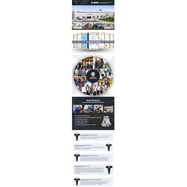 Workshop Material Transfer Carts Winch Towing On Rails Yellow / Gray Color