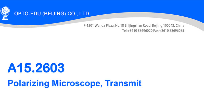 Trinocular Polarizing Light Microscope