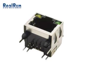 Wholesale PA6T PBT RJ45 Female Connector Socket Elastic Shell Shield from china suppliers