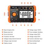VICTOR VC60B+ Digital Insulation Resistance Tester High-definition LCD screen