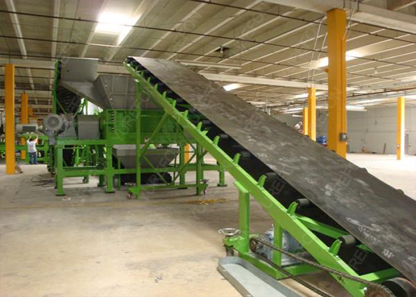 Quality Powerful Car Waste Tyre Recycling Machine SN - DS - 1500 With Double 55 Kw Motor Power for sale